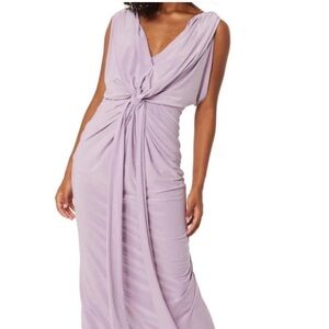 Misa Los Angeles Xenia Maxi Dress size Small Lavender Worn Once Greek Key